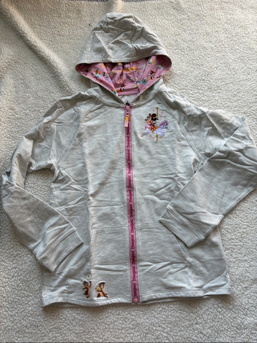 Disney Parks Disneyland zip up youth sweatshirt